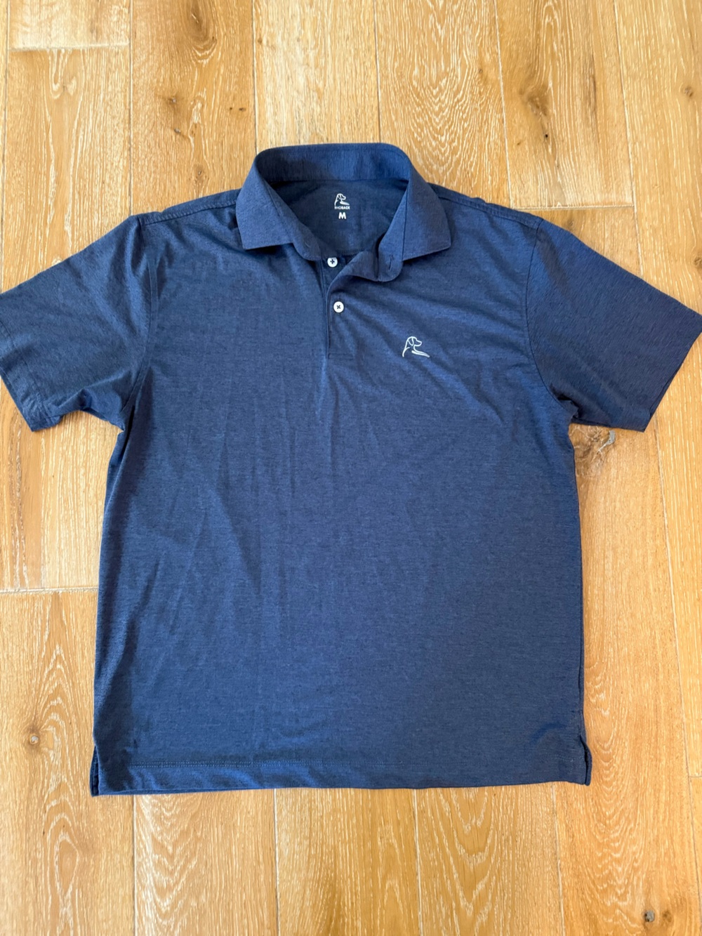 Rhoback Navy Heather Performance Polo - Picture 6 of 6
